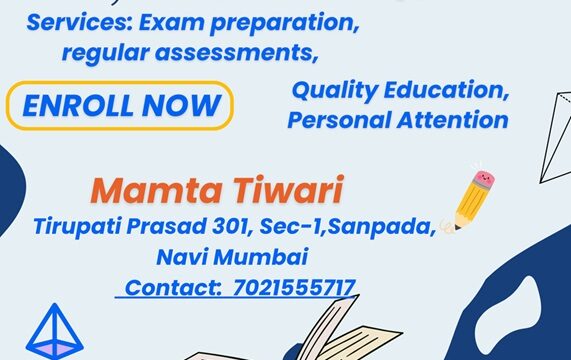 Mamta Tiwari – Tuition Classes