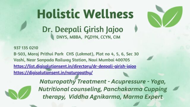 Holistic Wellness Dr Deepali Girish Jajoo